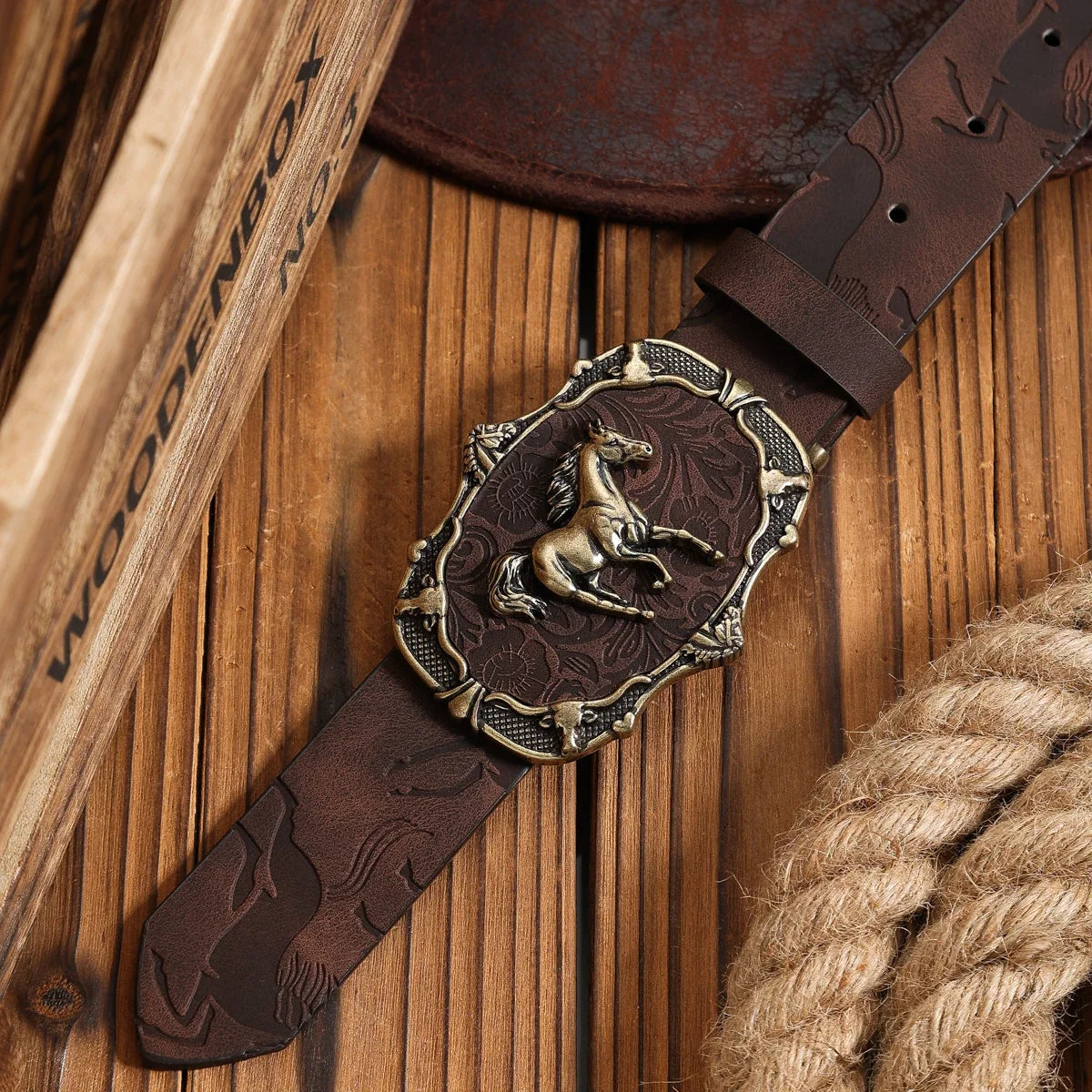 Cinto-Country-Feminino-Fivela-Cavalo-Retrô-Café-2