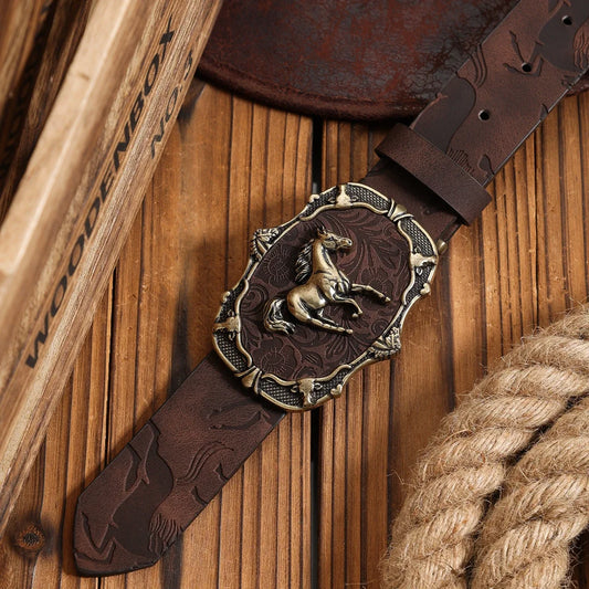 Cinto-Country-Feminino-Fivela-Cavalo-Retrô-Café-2