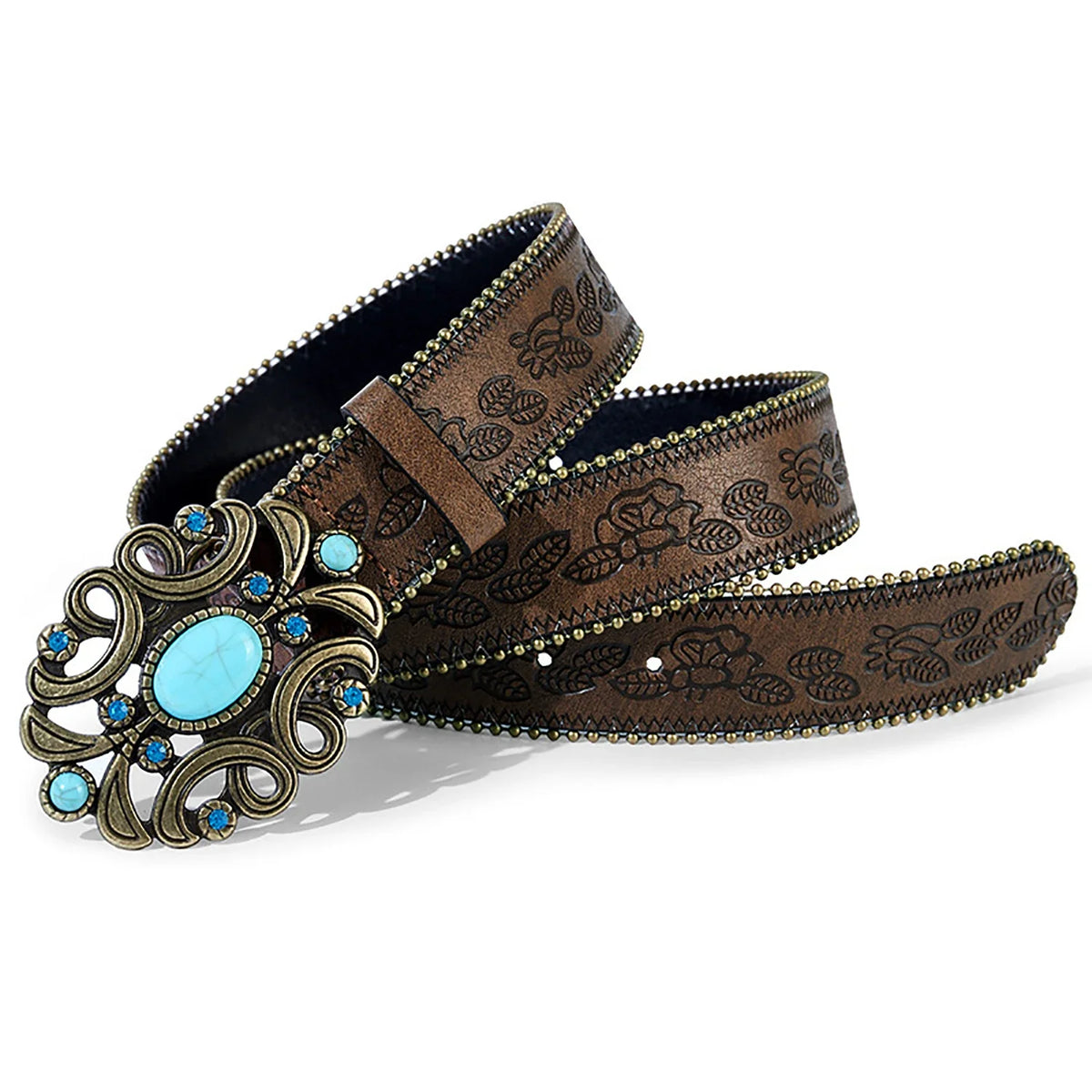 Cinto-Country-Feminino-Boho-Turquesa-com-Fivela-Cravejada-2