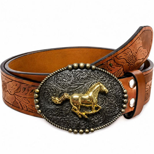 Cinto_Country_Feminino_Fivela_Cavalo_Galopando_Retro_1