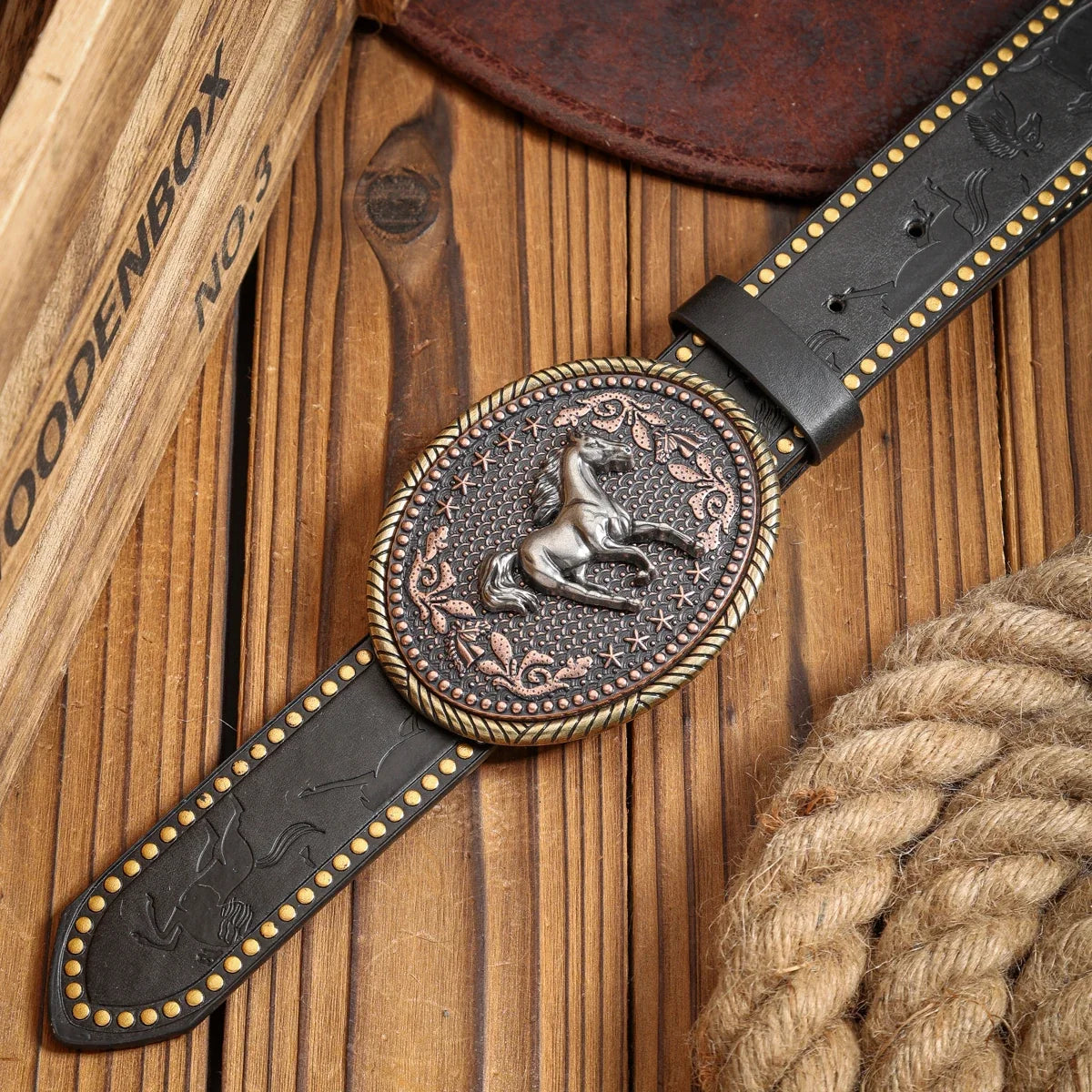 Cinto-Country-Feminino-Fivela-Cavalo-Retrô-Preto-2