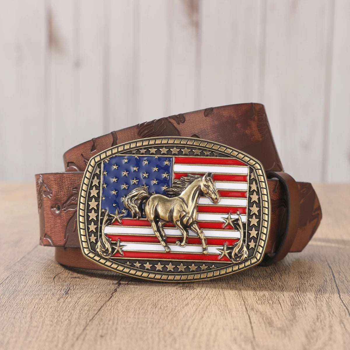 Cinto Country Feminino Fivela American Horse